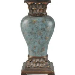 Table Lamps-Kirkland's Home Barbados Blue Traditional Table Lamp Tan