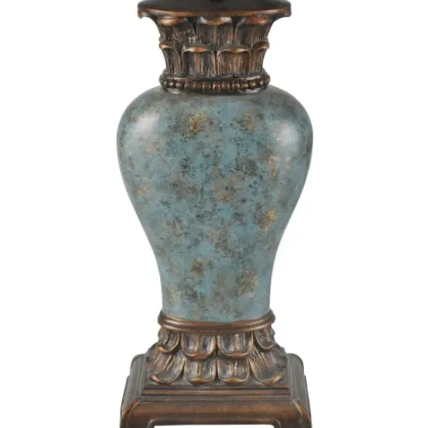 Table Lamps-Kirkland's Home Barbados Blue Traditional Table Lamp Tan