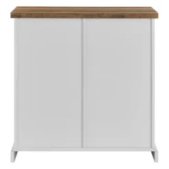 Cabinets & Sideboards-Kirkland's Home Barn Door Cabinet White