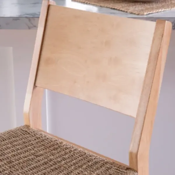 Bar Stools & Counter Height Stools-Kirkland's Home Basketweave Seat Counter Stools, Set Of 2 Tan