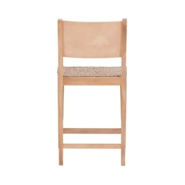 Bar Stools & Counter Height Stools-Kirkland's Home Basketweave Seat Counter Stools, Set Of 2 Tan