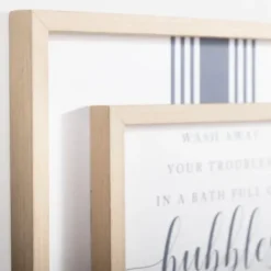 Wall Quotes & Signs-Kirkland's Home Bath Full Of Bubbles Wall Plaque White/Blue/Tan