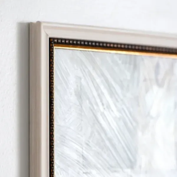 Framed Art-Kirkland's Home Bathroom Scene Framed Art Print White/Gray