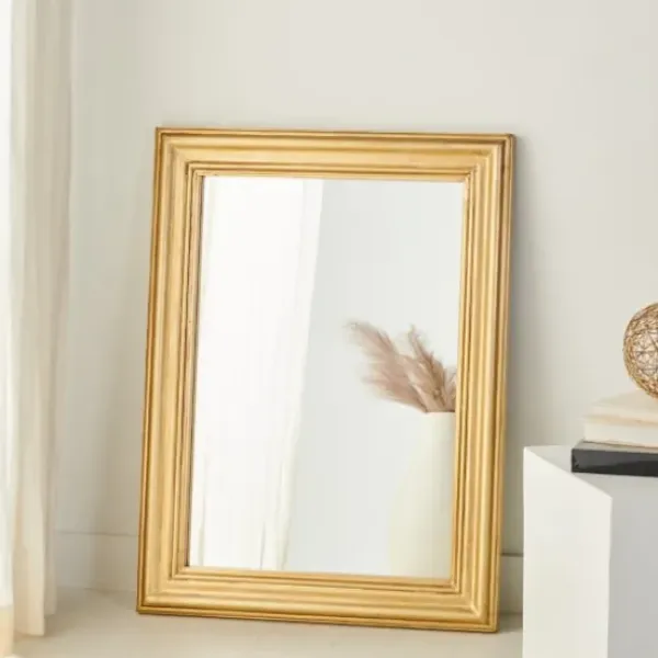 Framed Mirrors-Kirkland's Home Bayleigh Classic Wall Mirror Gold