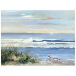 Canvas Art-Kirkland's Home Beach Combers Giclee Canvas Art Print, 40X30 Blue