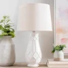 Table Lamps-Kirkland's Home Beaded Ceramic Table Lamp White