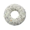 Wreaths-Kirkland's Home Beaded Seashells Wreath White