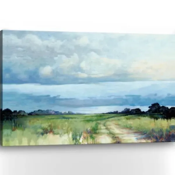 Canvas Art-Kirkland's Home Before The Storm Giclee Canvas Art Print Blue/Green