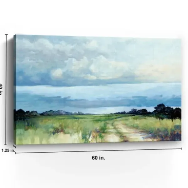 Canvas Art-Kirkland's Home Before The Storm Giclee Canvas Art Print Blue/Green