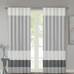 Curtains & Drapes-Kirkland's Home Beige Blackout Curtains, 84 In. Tan