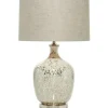 Table Lamps-Kirkland's Home Beige Marbled Mercury Glass Table Lamp Brown