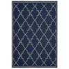 Outdoor Rugs-Kirkland's Home Beige Roses Outdoor Area Rug, 4X6 White/Tan