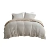 Duvets-Kirkland's Home Beige Waffle Weave 3-Pc. Queen Duvet Cover Set Tan