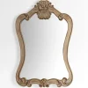 Decorative Mirrors-Kirkland's Home Belle Natural Scroll Top Wall Mirror
