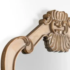 Decorative Mirrors-Kirkland's Home Belle Natural Scroll Top Wall Mirror