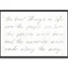 Wall Quotes & Signs-Kirkland's Home Best Things Framed Canvas Art Print, 38X26 In. White/Black