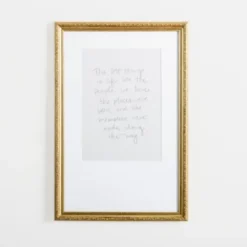 Wall Quotes & Signs-Kirkland's Home Best Things In Life Gold Framed Wall Plaque White