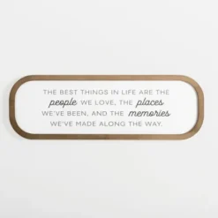 Wall Quotes & Signs-Kirkland's Home Best Things In Life Wood Wall Plaque White
