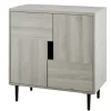 Cabinets & Sideboards-Kirkland's Home Birch Color Pop Geometric Cabinet Tan