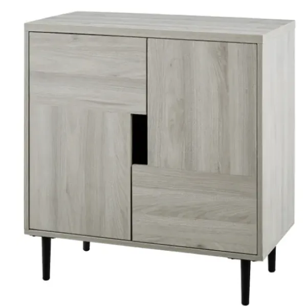 Cabinets & Sideboards-Kirkland's Home Birch Color Pop Geometric Cabinet Tan