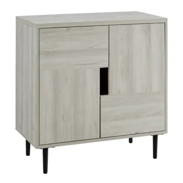 Cabinets & Sideboards-Kirkland's Home Birch Color Pop Geometric Cabinet Tan