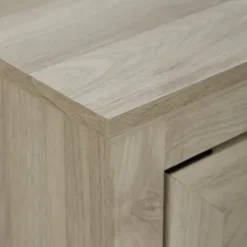 Cabinets & Sideboards-Kirkland's Home Birch 2-Door Chevron Cabinet Tan