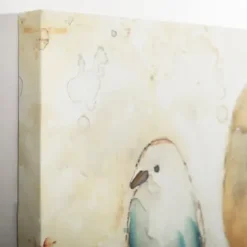 Canvas Art-Kirkland's Home Birds On Wire Canvas Art Print Tan/Multi
