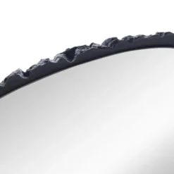 Decorative Mirrors-Kirkland's Home Black Amorphous Shaped Wall Mirror