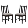 Dining Chairs-Kirkland's Home Black And Classic Dining Chairs, Set Of 2 Gray