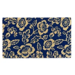 Doormats-Kirkland's Home Black And Tan Angled Welcome Doormat Black/Tan
