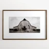 Framed Art-Kirkland's Home Black And White Barn Photography Framed Print Black/White