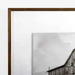 Framed Art-Kirkland's Home Black And White Barn Photography Framed Print Black/White