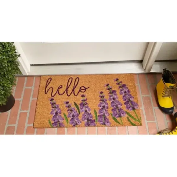 Doormats-Kirkland's Home Black And White Buffalo Check Doormat Black/White/Tan