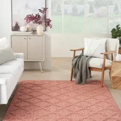 Outdoor Rugs-Kirkland's Home Black And White Floral Outdoor Area Rug, 7X10 Black/White