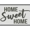 Kitchen & Floor Mats-Kirkland's Home Black And White Home Sweet Home Floor Mat, 24X60 Black/White