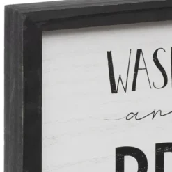 Wall Quotes & Signs-Kirkland's Home Black And White Jesus And Germs Plaque Black/White