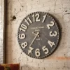 Clocks-Kirkland's Home Black And White Paris Wood Clock