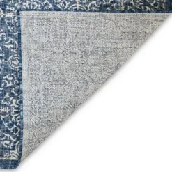 Outdoor Rugs-Kirkland's Home Black And White Rugby Stripe Outdoor Area Rug, 5X8 Black/White