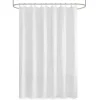 Shower Curtains-Kirkland's Home Black And White Striped Boho Shower Curtain Blue/White