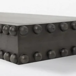 Shelves-Kirkland's Home Black Beaded Wood Small Floating Shelf