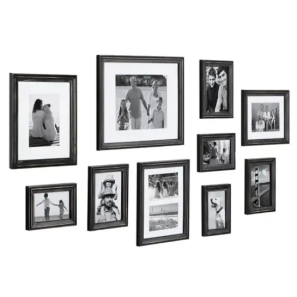 Gallery Wall Frames-Kirkland's Home Black Bordeaux 10-Pc. Gallery Wall Frame Set