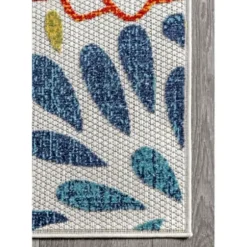 Outdoor Rugs-Kirkland's Home Black Cabana Stripe Indoor/Outdoor Scatter Rug Black/White