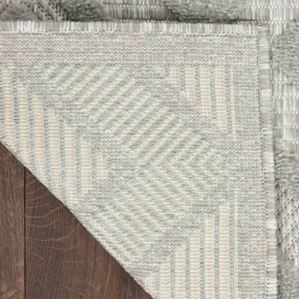 Outdoor Rugs-Kirkland's Home Black Cabana Stripe Indoor/Outdoor Runner, 2X8 Black/White