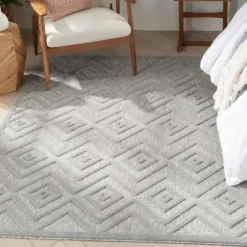 Outdoor Rugs-Kirkland's Home Black Cabana Stripe Indoor/Outdoor Runner, 2X8 Black/White