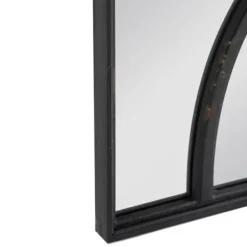Decorative Mirrors-Kirkland's Home Black Carved Wooden Frame Wall Mirrors, Set Of 2