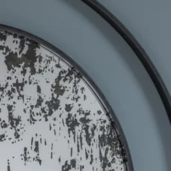 Framed Mirrors-Kirkland's Home Black Distressed Floating Frame Mirror