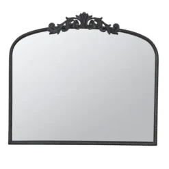 Decorative Mirrors-Kirkland's Home Black Floral Scroll Wall Mirror