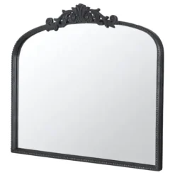 Decorative Mirrors-Kirkland's Home Black Floral Scroll Wall Mirror
