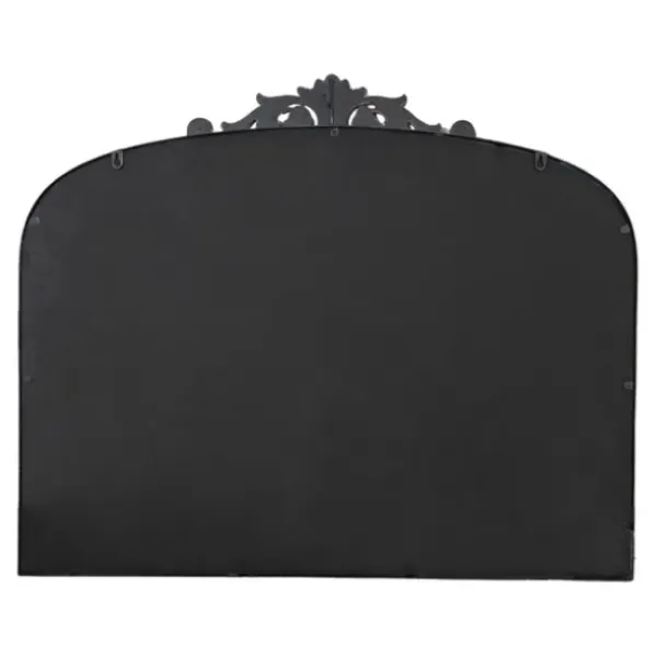 Decorative Mirrors-Kirkland's Home Black Floral Scroll Wall Mirror