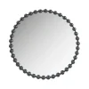 Decorative Mirrors-Kirkland's Home Black Foiled Beaded Wall Mirror, 36 In.